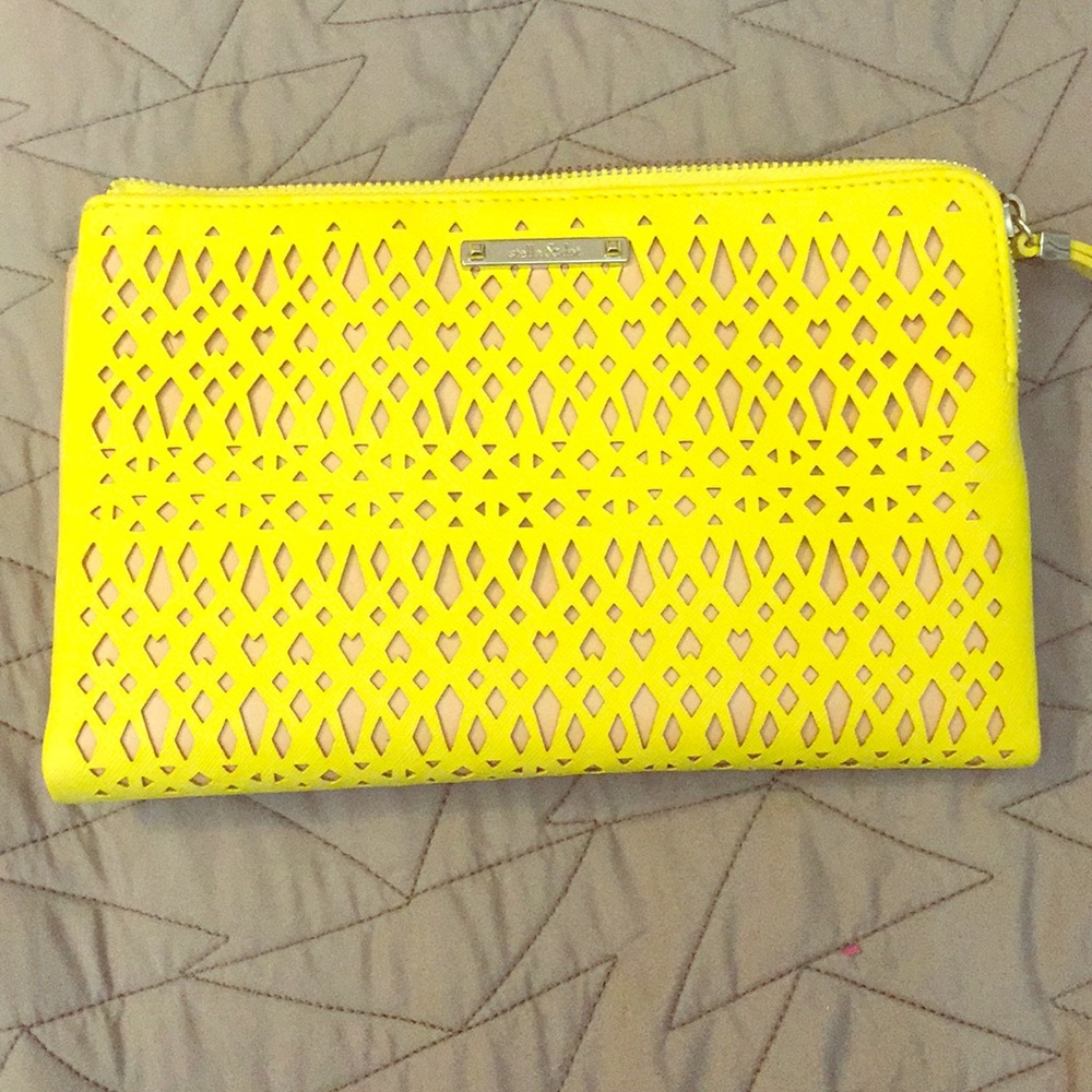 Yellow clutch/wallet